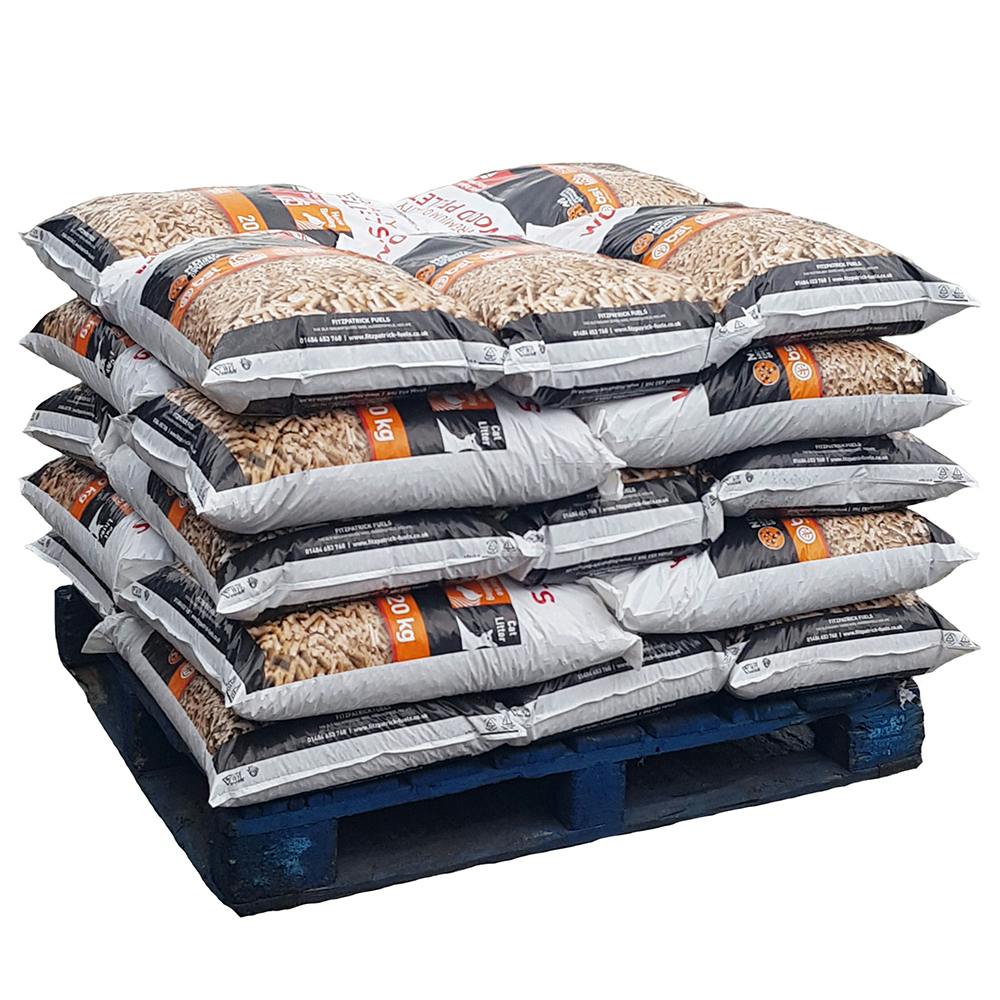 Wood Pellets for Horse Bedding & Cat Litter UK Delivery