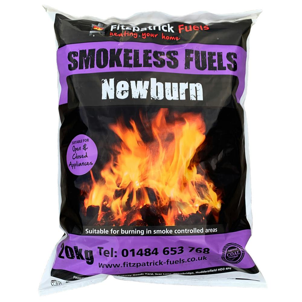 Newheat Smokeless Fuel Long Burning Briquettes 25kg Bags